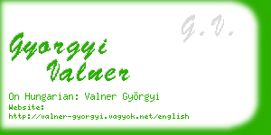 gyorgyi valner business card