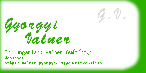 gyorgyi valner business card